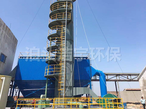 濰坊龍威化工10噸鍋爐布袋除塵、脫硫